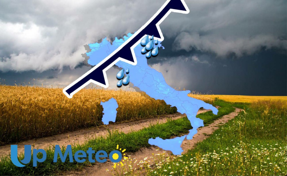 Perturbazione portera un peggioramento, dapprima interessera Nord e Toscana, poi si concentrera al Centro-Sud