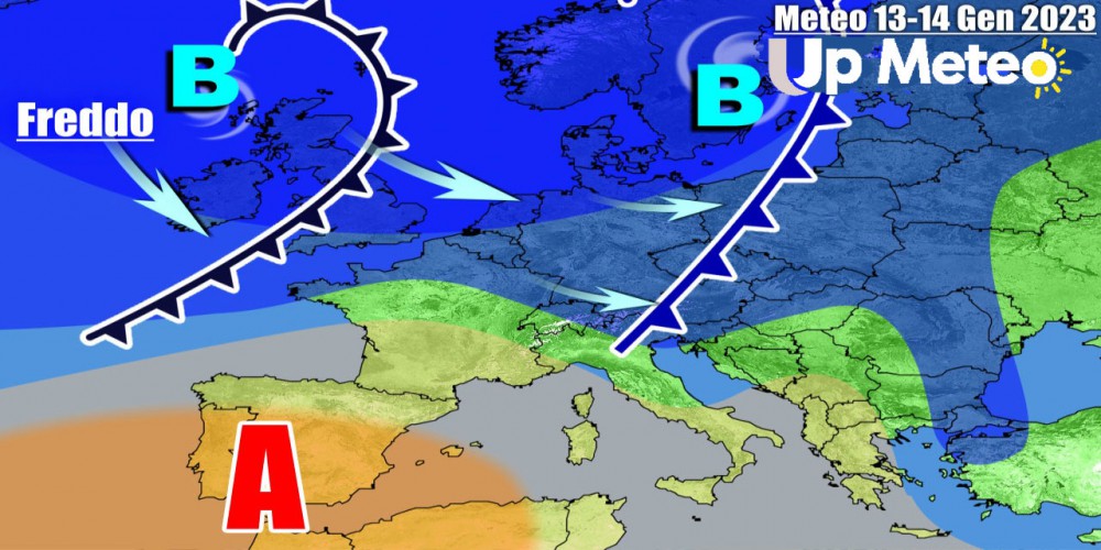Veloce fronte atlantico attraversera tutta la Penisola entro giovedi.
