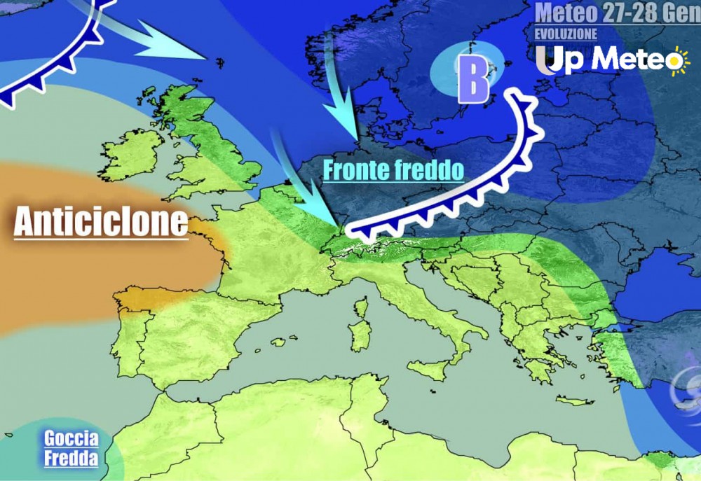 Una nuova ondata di freddo potrebbe interessare l'Italia durante i giorni della Merla.