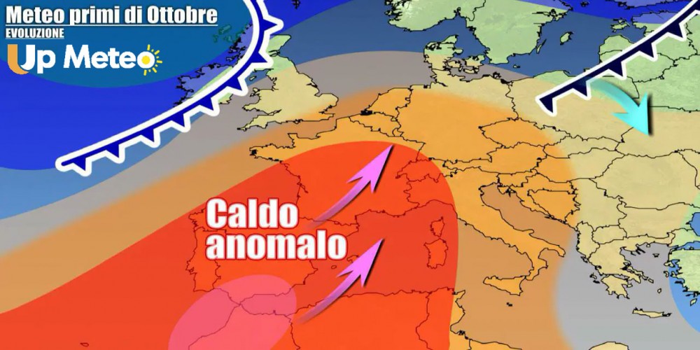 L'anticiclone africano portera caldo esagerato dal weekend, spiragli di cambiamento dal 4 Ottobre