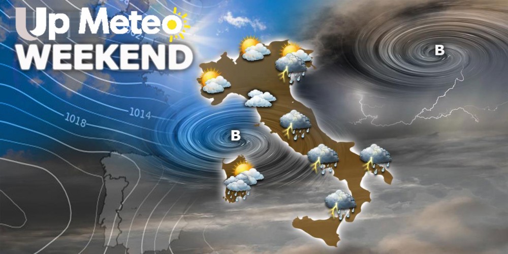 Meteo weekend: nuova perturbazione sull'Italia, temperature in calo