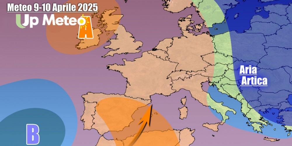 Sfuriata artica smorzata dall’Anticiclone che riporterà bel tempo e tepore, ma nel weekend peggiora