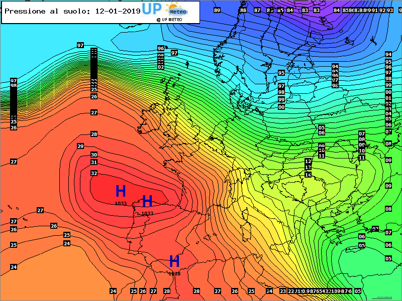 Per diversi giorni ancora insisteranno flussi di correnti settentrionali di provenienza artica.