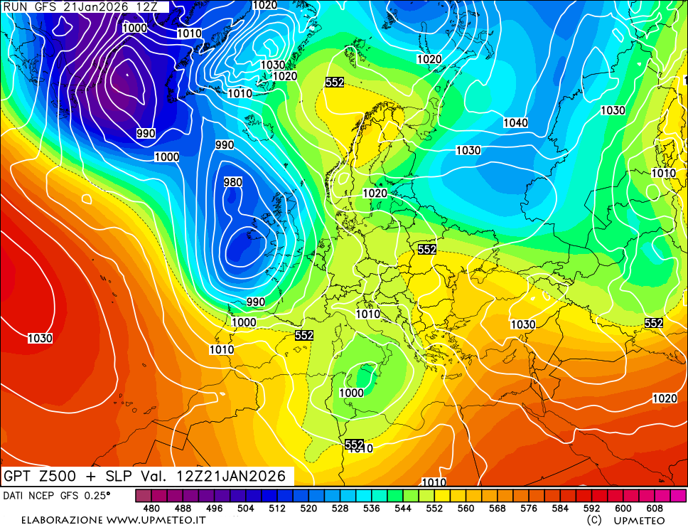 Temperature al suolo