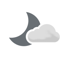 Poco nuvoloso (notte)